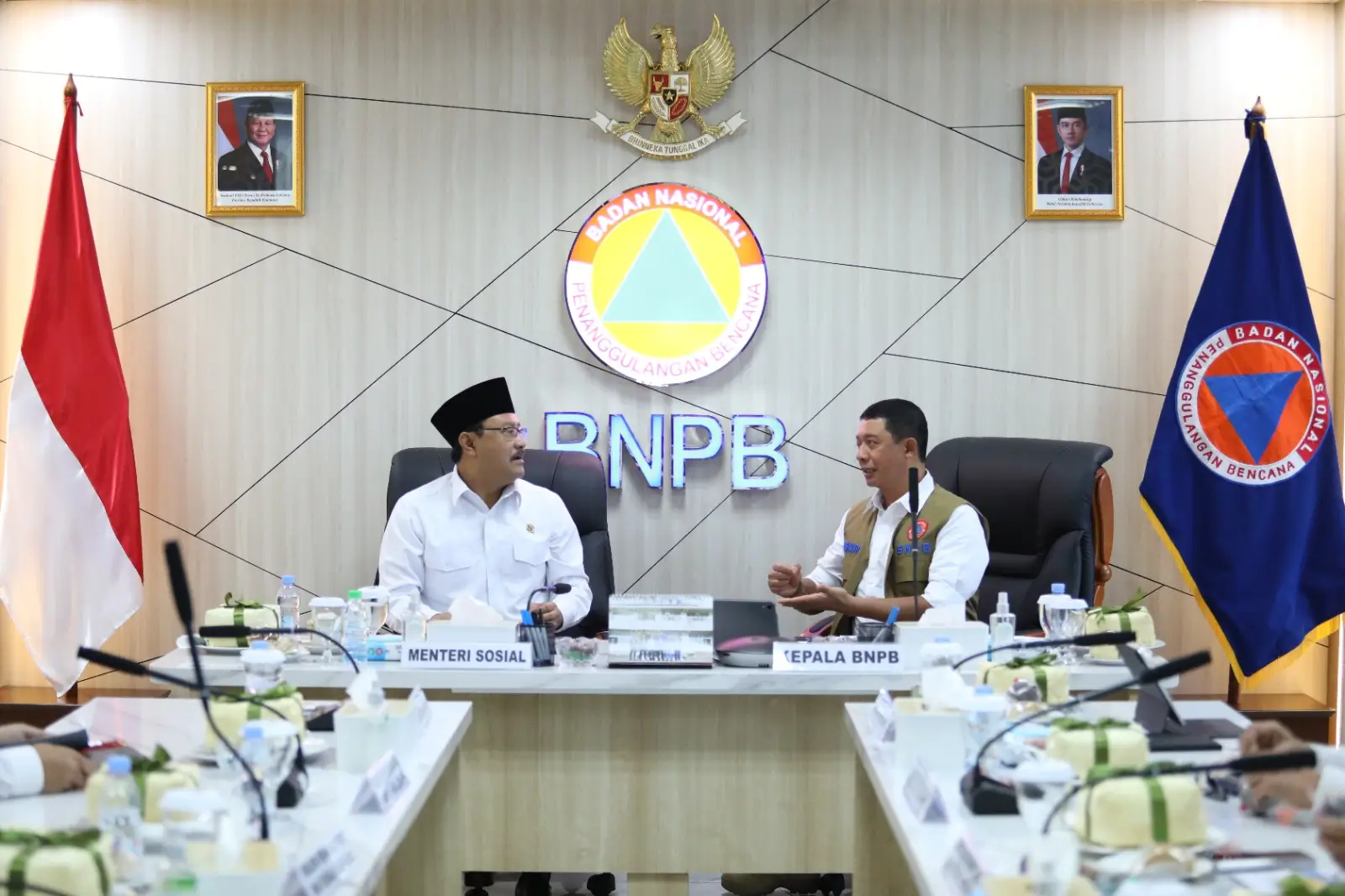 BNPB-Kemensos Perkuat Koordinasi Penanganan Bencana di Indonesia